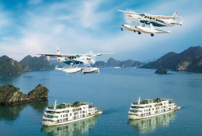 Hanoi à la Baie d'Halong en hydravion : Voyage de luxe au Vietnam