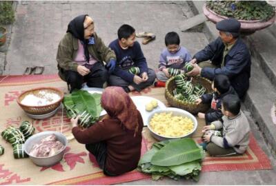 Famille vietnamienne, famille nombreuse
