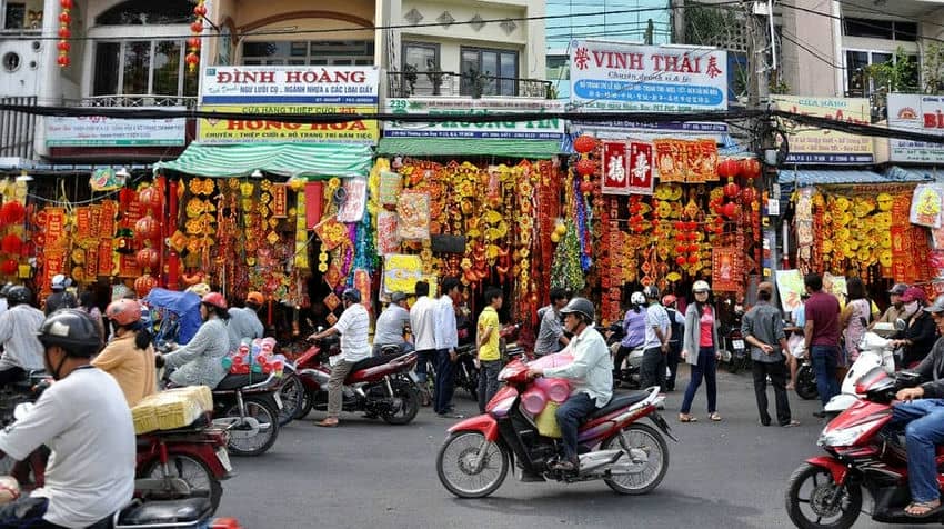 Prendre des photos à Saigon