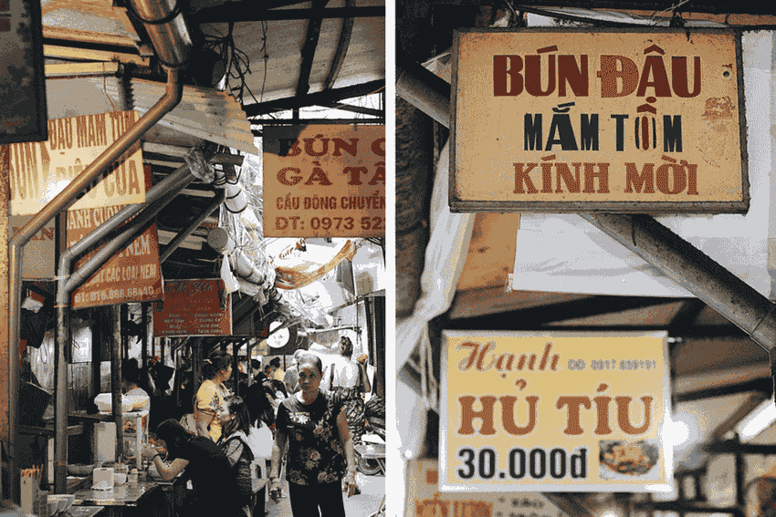 Quand et quoi manger Hanoi